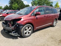 Salvage cars for sale from Copart Finksburg, MD: 2014 Toyota Sienna LE