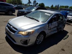 Subaru Impreza Premium salvage cars for sale: 2012 Subaru Impreza Premium