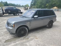 Salvage cars for sale from Copart Knightdale, NC: 2012 Land Rover Range Rover HSE Luxury