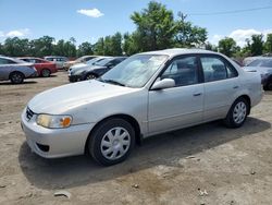 Toyota Corolla ce Vehiculos salvage en venta: 2002 Toyota Corolla CE