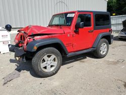 Jeep salvage cars for sale: 2014 Jeep Wrangler Sport