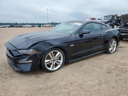 Salvage cars for sale at Houston, TX auction: 2021 Ford Mustang GT