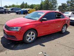 Volkswagen salvage cars for sale: 2015 Volkswagen Jetta SE