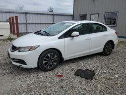 Salvage cars for sale from Copart Appleton, WI: 2013 Honda Civic EX