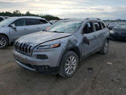 Salvage SUVs for sale at auction: 2017 Jeep Cherokee Limited