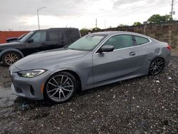 Salvage cars for sale from Copart Homestead, FL: 2024 BMW 430I