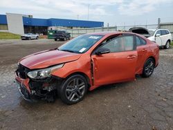 Salvage cars for sale at Woodhaven, MI auction: 2020 KIA Forte GT Line