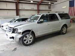 Salvage cars for sale from Copart Lufkin, TX: 2015 Ford Expedition EL Platinum