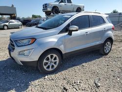 Salvage cars for sale at Kansas City, KS auction: 2018 Ford Ecosport SE