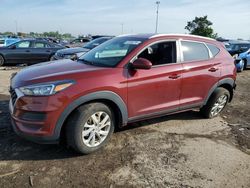 Salvage cars for sale from Copart Woodhaven, MI: 2019 Hyundai Tucson Limited