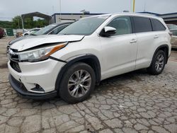 Toyota Highlander salvage cars for sale: 2015 Toyota Highlander XLE