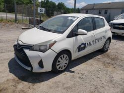 Salvage cars for sale at York Haven, PA auction: 2016 Toyota Yaris L