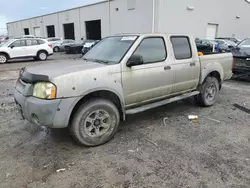 Salvage cars for sale from Copart Jacksonville, FL: 2002 Nissan Frontier Crew Cab XE