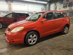 Toyota salvage cars for sale: 2003 Toyota Corolla Matrix Base