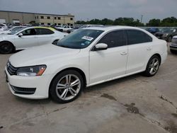 Salvage cars for sale from Copart Wilmer, TX: 2014 Volkswagen Passat SE