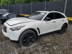 Salvage cars for sale at Waldorf, MD auction: 2017 Infiniti QX70