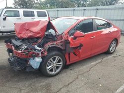 Salvage cars for sale from Copart -no: 2016 Chevrolet Cruze LT