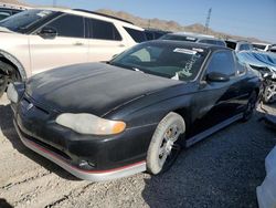 Salvage cars for sale at North Las Vegas, NV auction: 2002 Chevrolet Monte Carlo SS