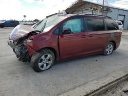 Salvage cars for sale at Corpus Christi, TX auction: 2015 Toyota Sienna LE