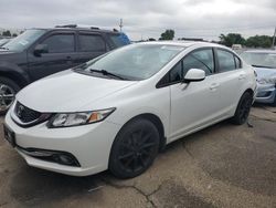 Salvage cars for sale from Copart Moraine, OH: 2013 Honda Civic EXL