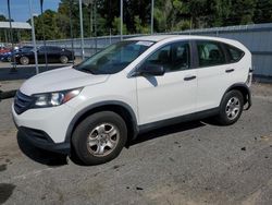 Salvage cars for sale at Gaston, SC auction: 2012 Honda CR-V LX