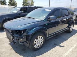 Salvage cars for sale from Copart Rancho Cucamonga, CA: 2014 Dodge Journey SE