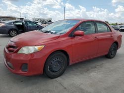 Toyota salvage cars for sale: 2012 Toyota Corolla Base