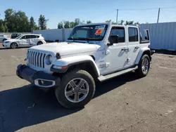 Jeep salvage cars for sale: 2020 Jeep Wrangler Unlimited Sahara