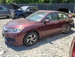 Honda salvage cars for sale: 2016 Honda Accord LX