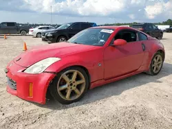 Salvage cars for sale at Houston, TX auction: 2008 Nissan 350Z Coupe