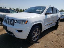 Jeep salvage cars for sale: 2021 Jeep Grand Cherokee Overland