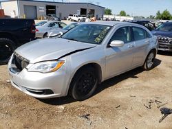 Salvage cars for sale at Elgin, IL auction: 2012 Chrysler 200 LX