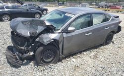 Salvage cars for sale at Waldorf, MD auction: 2017 Nissan Sentra S