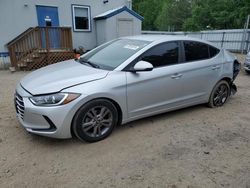 Salvage cars for sale from Copart Lyman, ME: 2018 Hyundai Elantra SEL