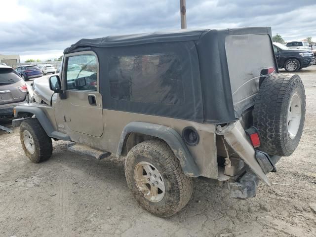 2004 Jeep Wrangler / TJ Sport