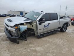 Salvage cars for sale at Haslet, TX auction: 2022 Chevrolet Silverado K2500 Custom