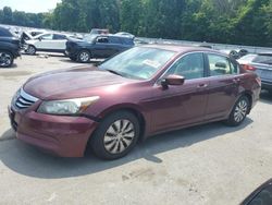 Honda Accord lx salvage cars for sale: 2012 Honda Accord LX