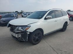 Salvage cars for sale at Grand Prairie, TX auction: 2017 Nissan Pathfinder S