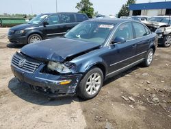 Volkswagen salvage cars for sale: 2004 Volkswagen Passat GLS