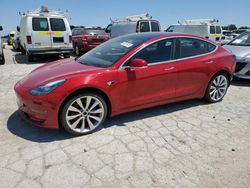 Salvage cars for sale at Indianapolis, IN auction: 2019 Tesla Model 3