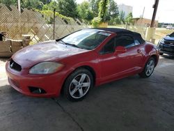 Mitsubishi Eclipse Spyder gs Vehiculos salvage en venta: 2007 Mitsubishi Eclipse Spyder GS