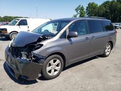 Salvage cars for sale from Copart Dunn, NC: 2014 Toyota Sienna LE