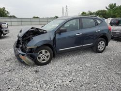 Salvage cars for sale at Barberton, OH auction: 2014 Nissan Rogue Select S