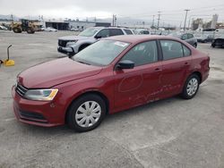 Volkswagen salvage cars for sale: 2016 Volkswagen Jetta S