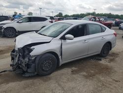 Salvage cars for sale from Copart Indianapolis, IN: 2017 Nissan Sentra S