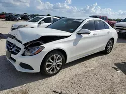Vehiculos salvage en venta de Copart San Antonio, TX: 2015 Mercedes-Benz C 300 4matic
