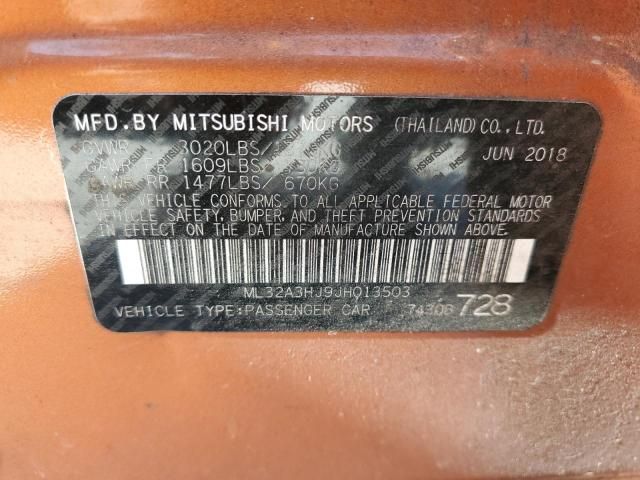 2018 Mitsubishi Mirage ES