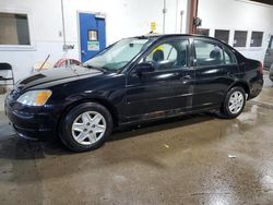 Vehiculos salvage en venta de Copart Blaine, MN: 2003 Honda Civic LX