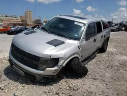 Ford salvage cars for sale: 2014 Ford F150 SVT Raptor