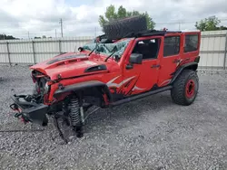 Jeep salvage cars for sale: 2017 Jeep Wrangler Unlimited Sport